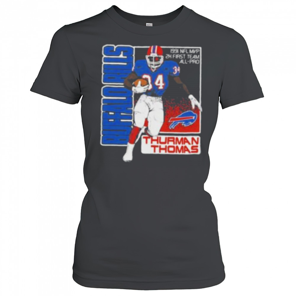 Buffalo Bills Thurman Thomas 1991 NFL MVP 2x first team All Pro Shirt Women's T-shirt