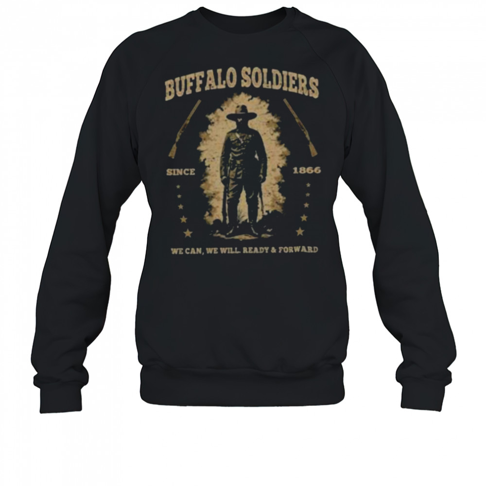 Buffalo Soldiers, African American Buffalo Black Culture USA Long Sleeve Shirt Sweatshirt
