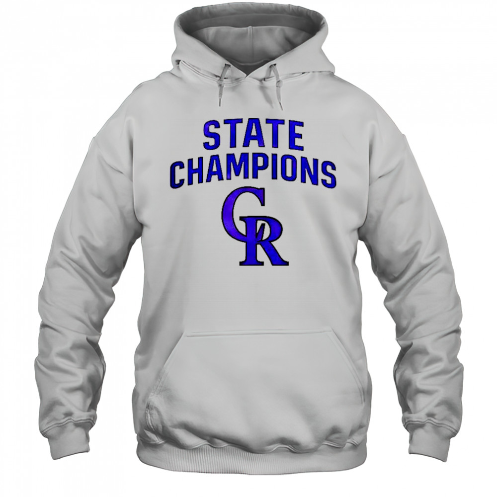 Colorado Rockies State Champions T-Shirt Hoodie