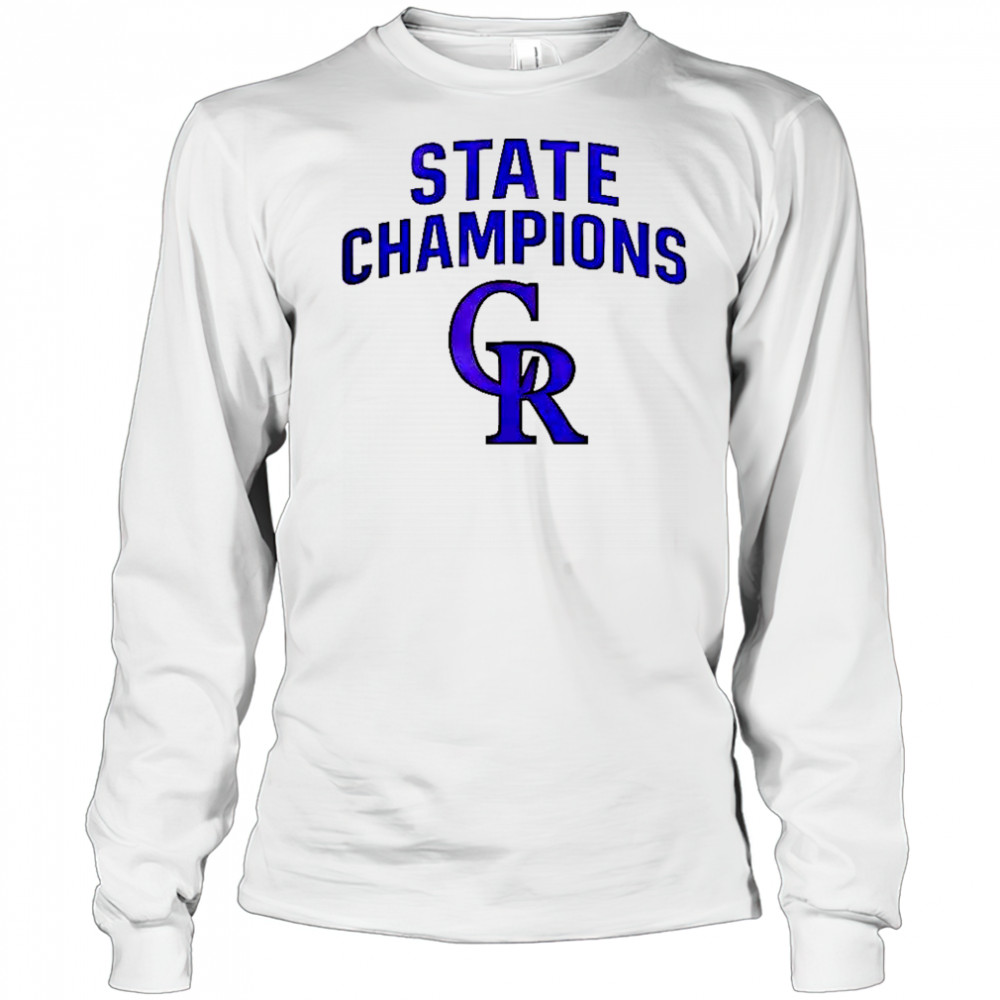 Colorado Rockies State Champions T-Shirt Long Sleeved