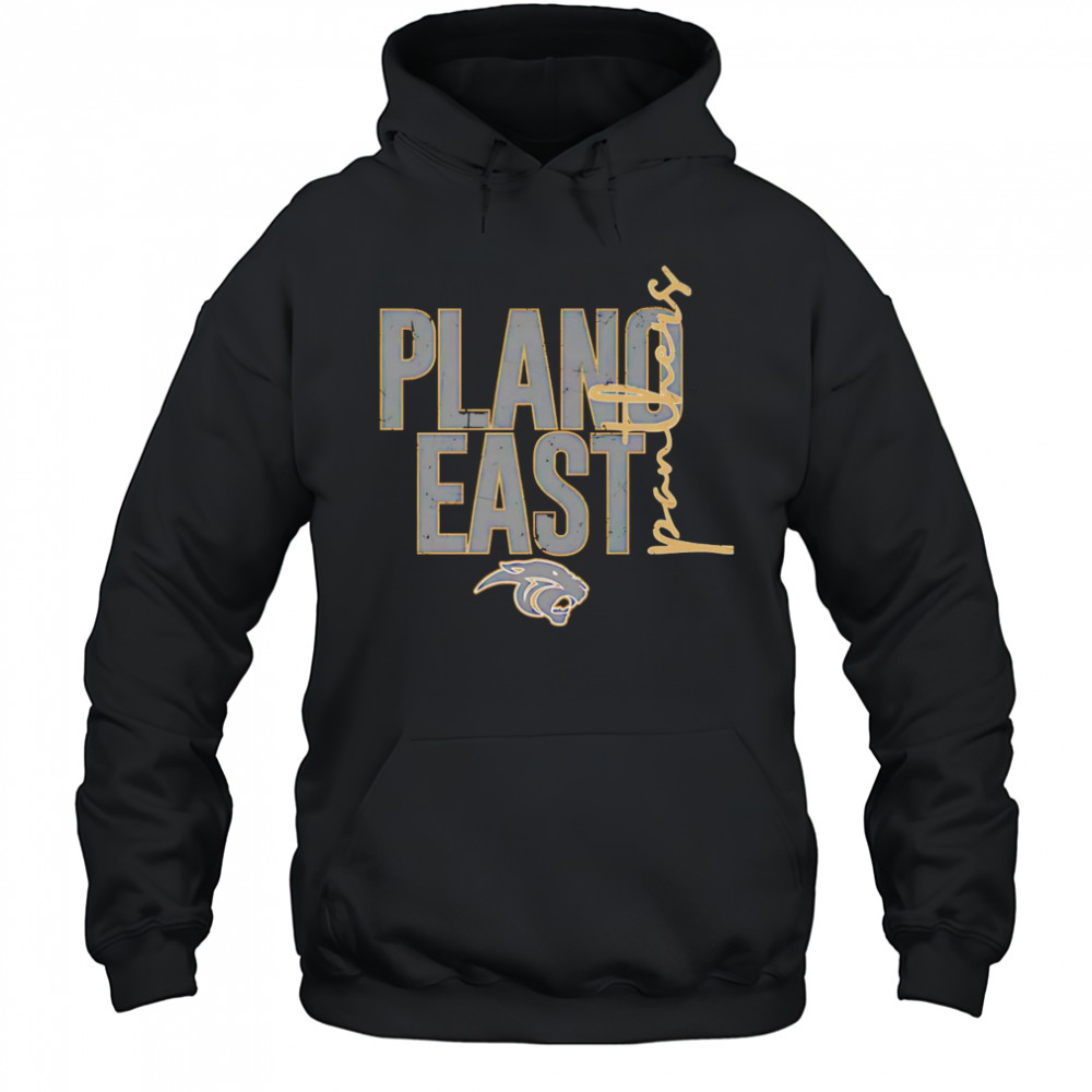 Crown Trio Plano East Panthers Vertical Cursive shirt Hoodie