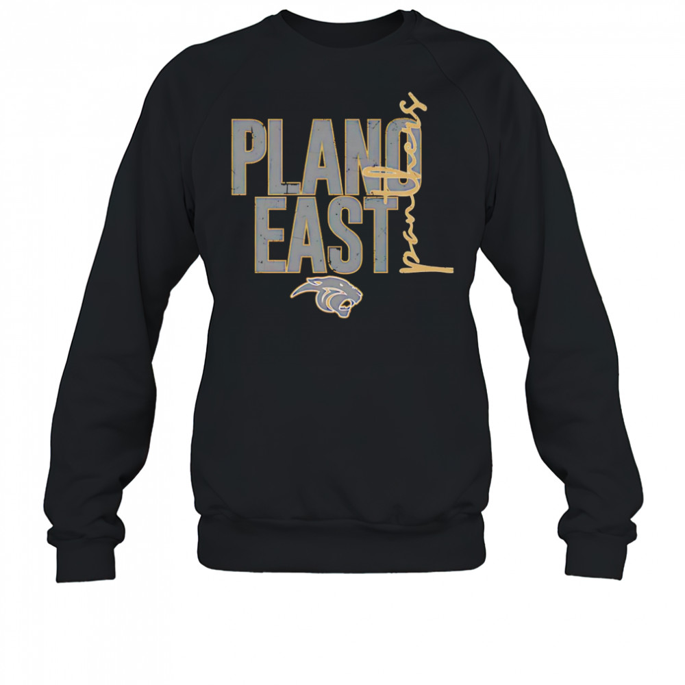 Crown Trio Plano East Panthers Vertical Cursive shirt Sweatshirt