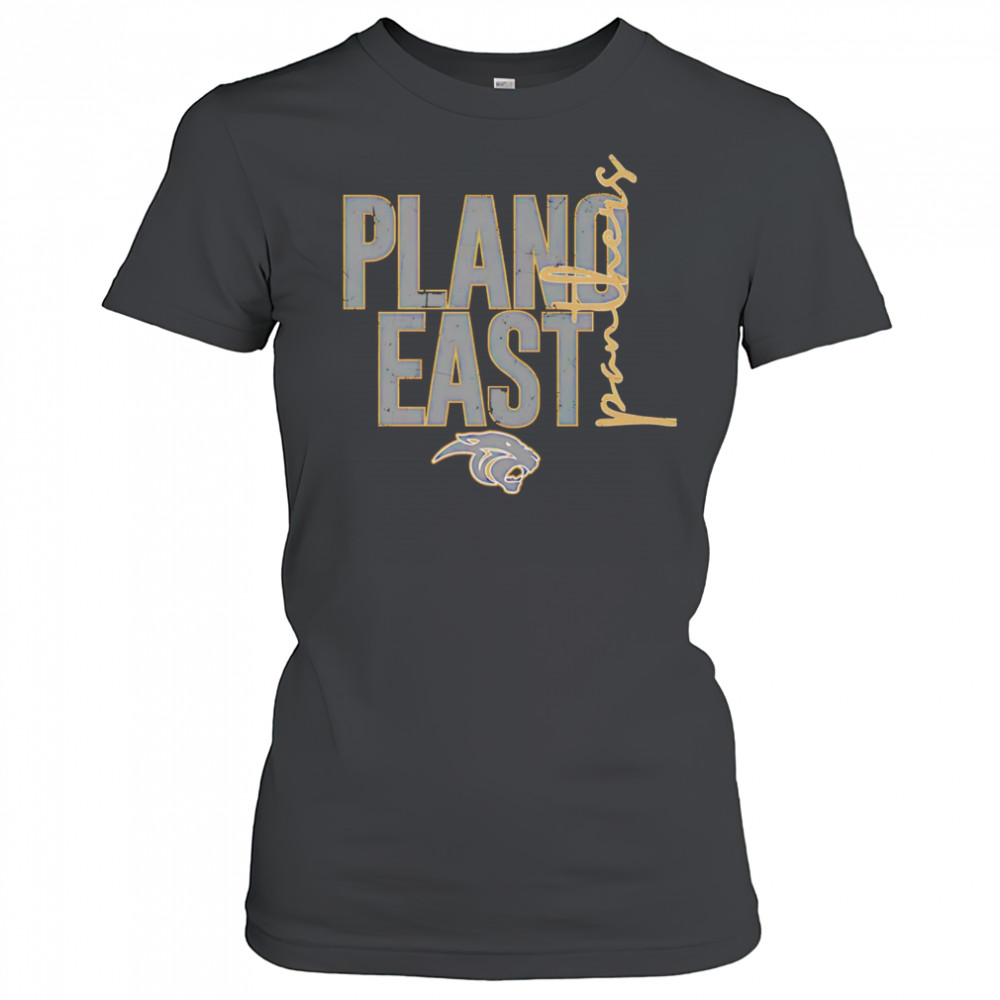 Crown Trio Plano East Panthers Vertical Cursive shirt Women's T-shirt