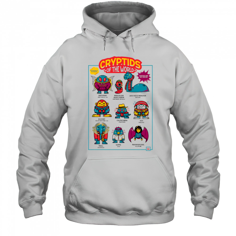 Cryptids of the world shirt Hoodie
