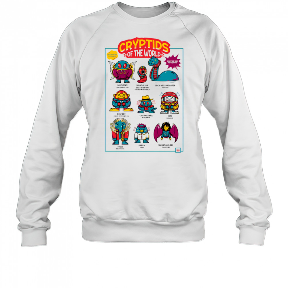 Cryptids of the world shirt Sweatshirt