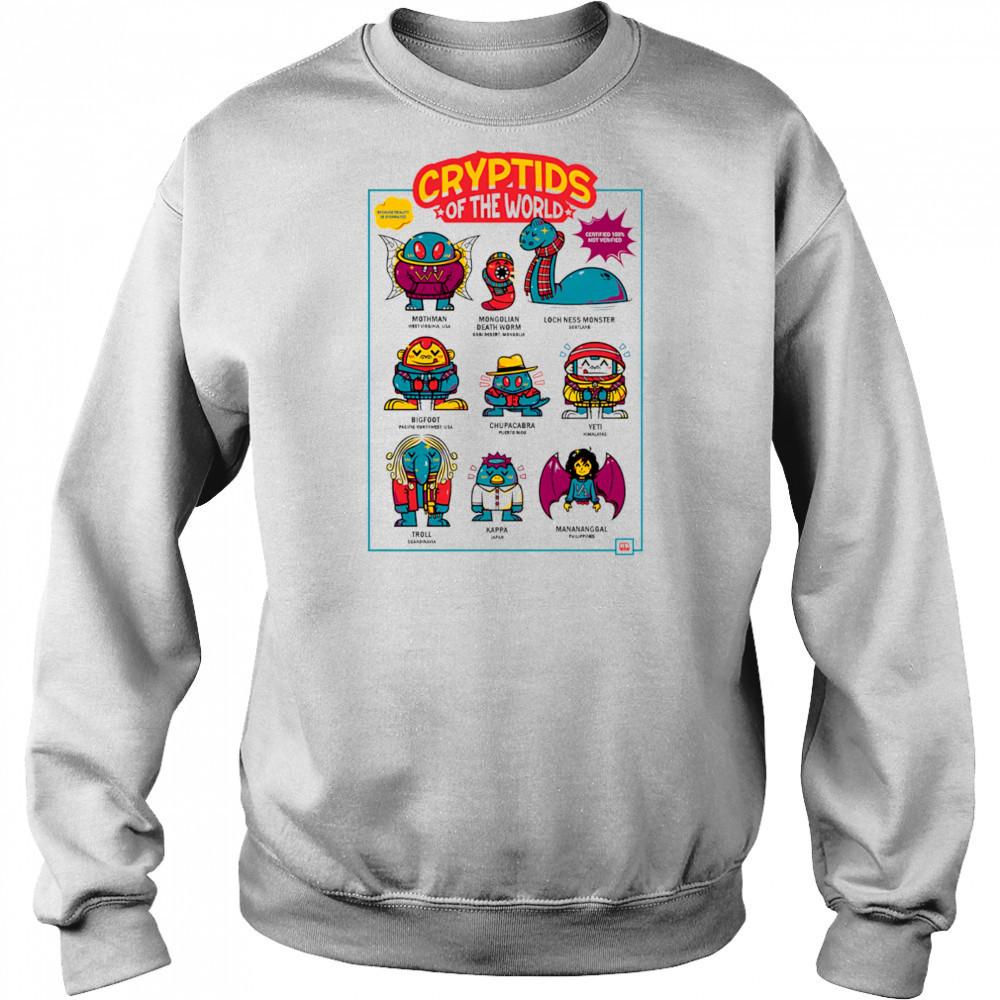 Cryptids of the world shirt Hoodie
