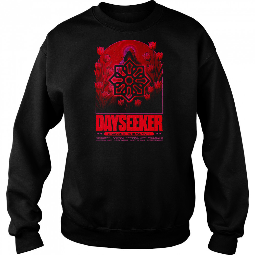 Dayseeker Creature Tracklist T-Shirt Hoodie