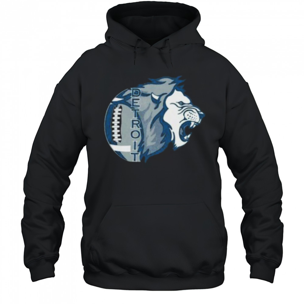 Detroit Lions Washed Oversized Vintage Men’s Shirt Hoodie