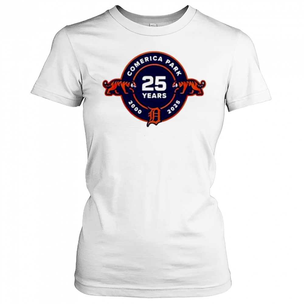 Detroit tigers 25th anniversary of comerica park shirt Women's T-shirt