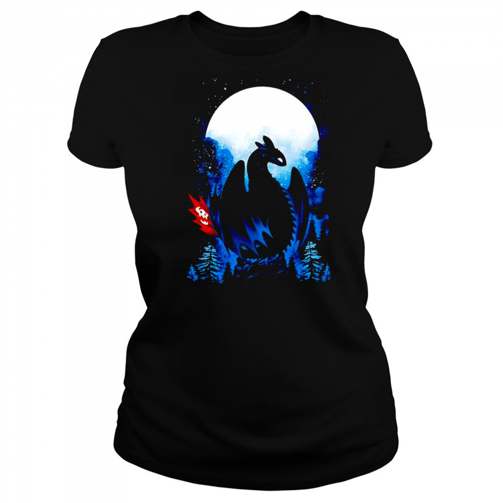 Dragon in the Moonlight Toothless shirt Women's T-shirt
