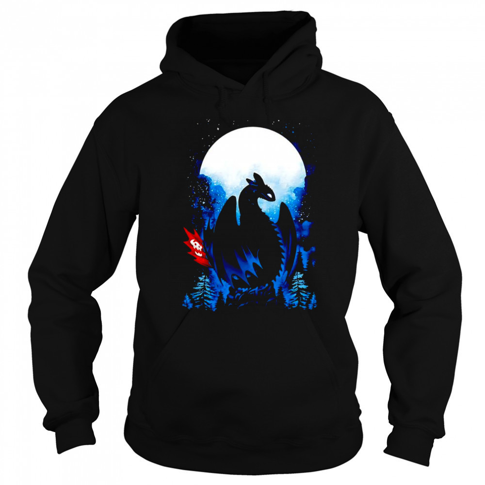 Dragon in the Moonlight Toothless shirt Sweatshirt