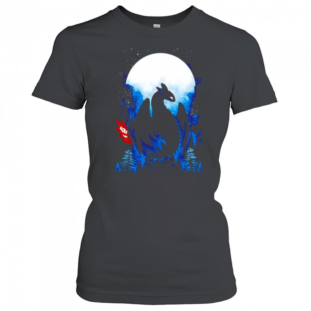 Dragon in the Moonlight Toothless shirt Women's T-shirt