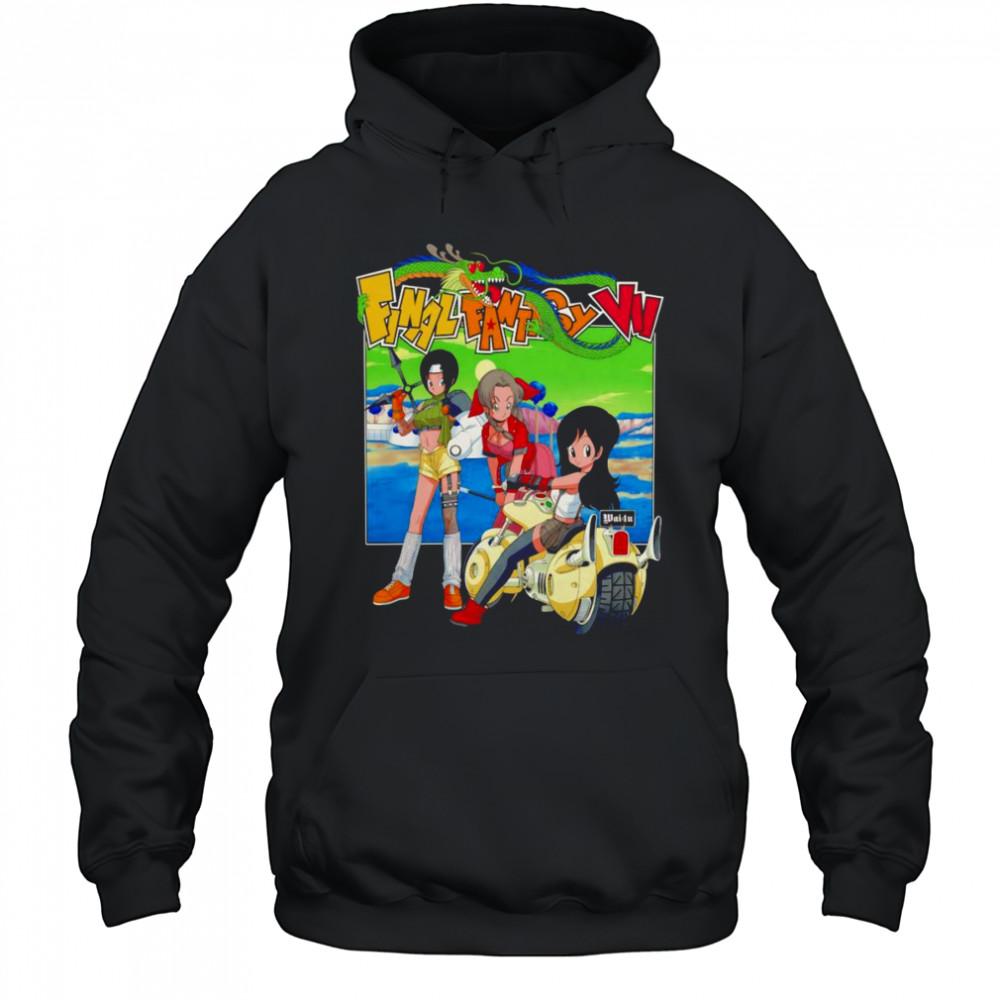 Final Fantasy VII x Dragon Ball shirt Hoodie