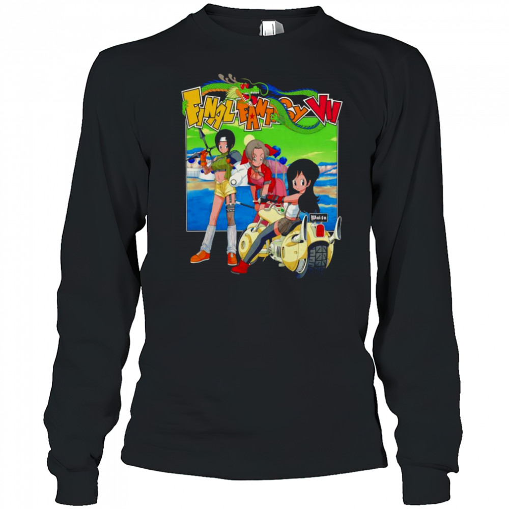 Final Fantasy VII x Dragon Ball shirt Long Sleeved