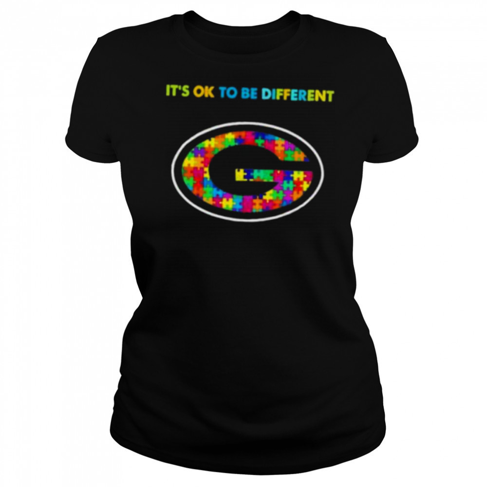 Green Bay Packers x Autism awareness it’s ok to be different Shirt Women's T-shirt