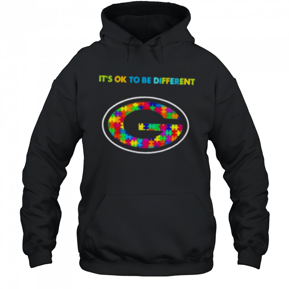 Green Bay Packers x Autism awareness it’s ok to be different Shirt Hoodie