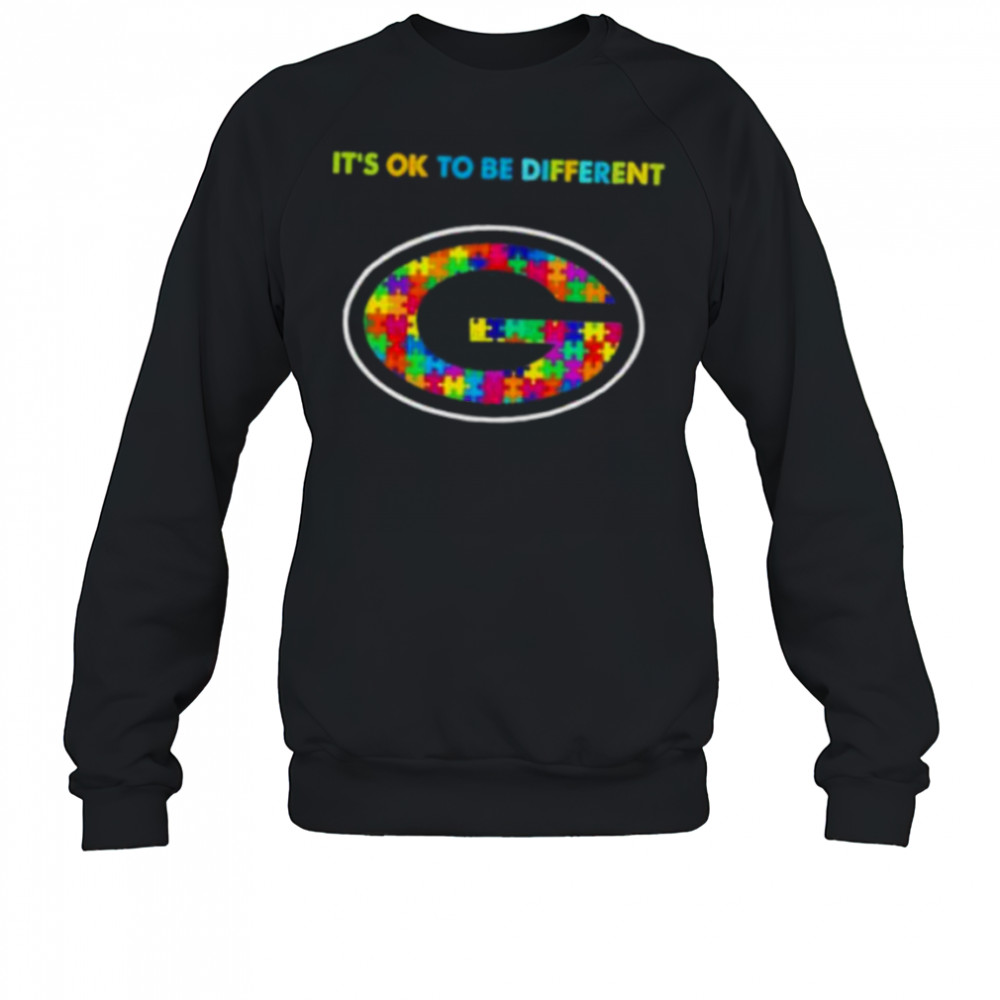 Green Bay Packers x Autism awareness it’s ok to be different Shirt Sweatshirt