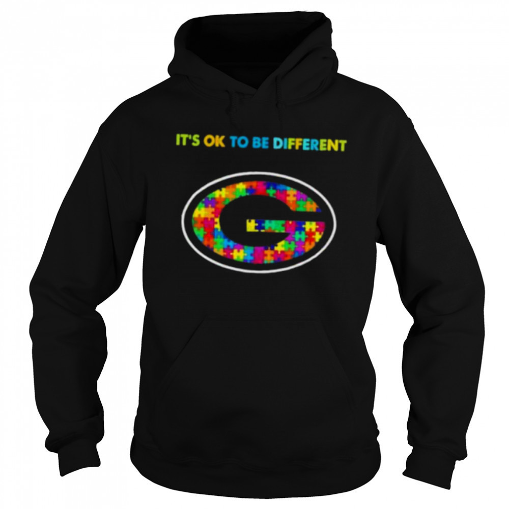 Green Bay Packers x Autism awareness it’s ok to be different Shirt Sweatshirt