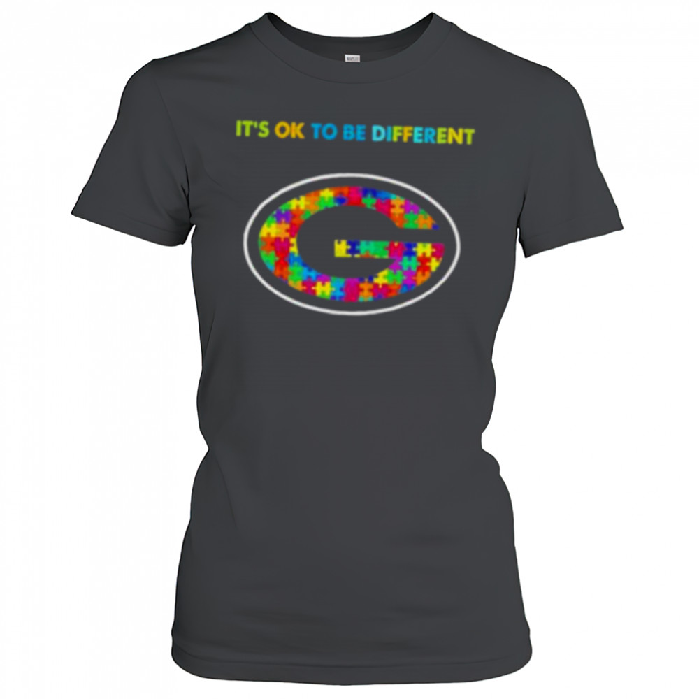 Green Bay Packers x Autism awareness it’s ok to be different Shirt Women's T-shirt