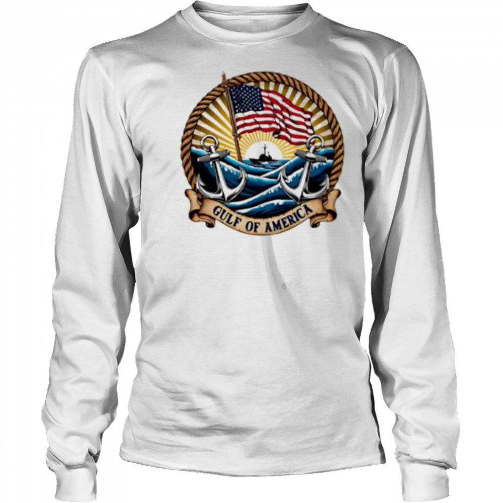 Gulf of America anchor shirt Long Sleeved
