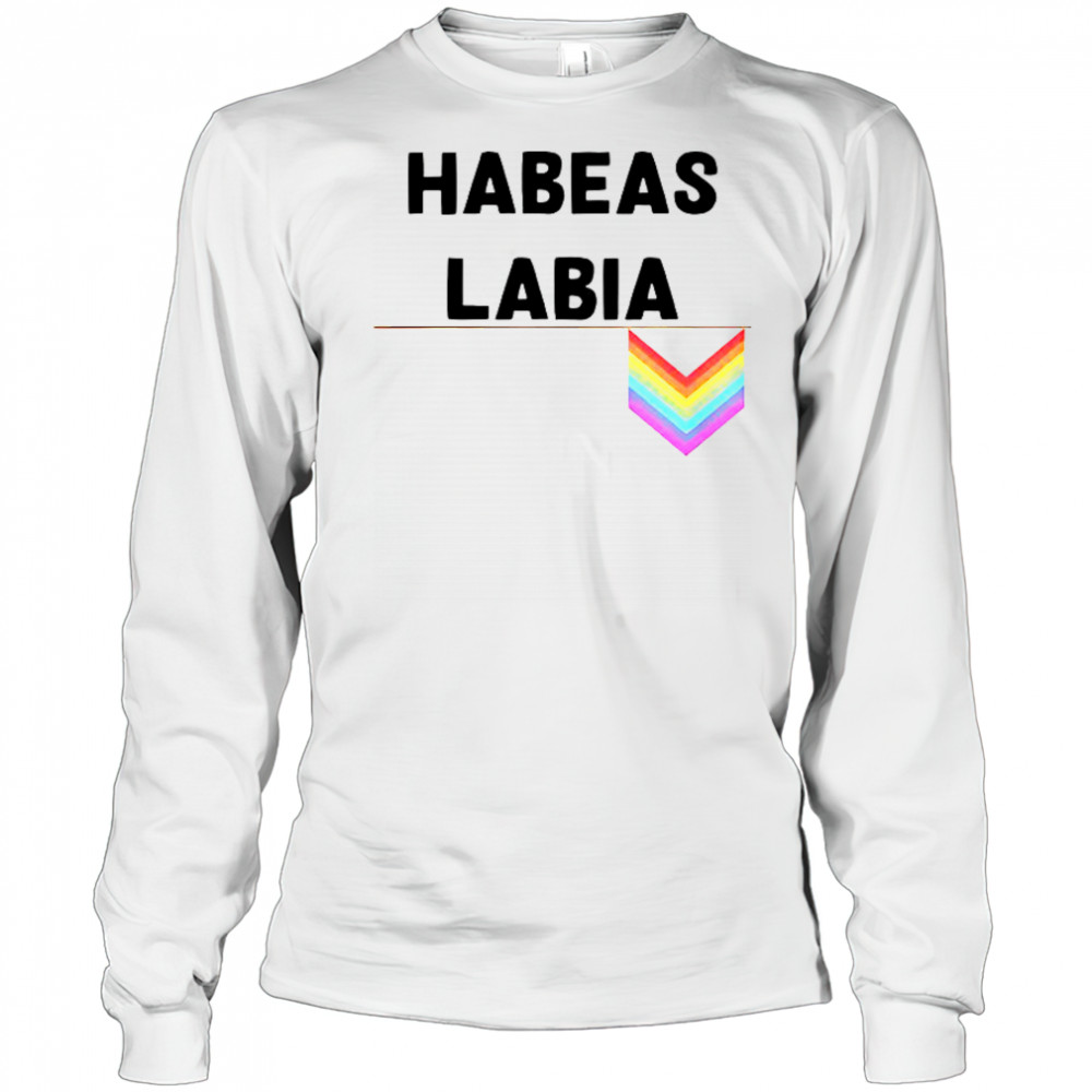 Habeas Labia Pride Logo T-Shirt Long Sleeved