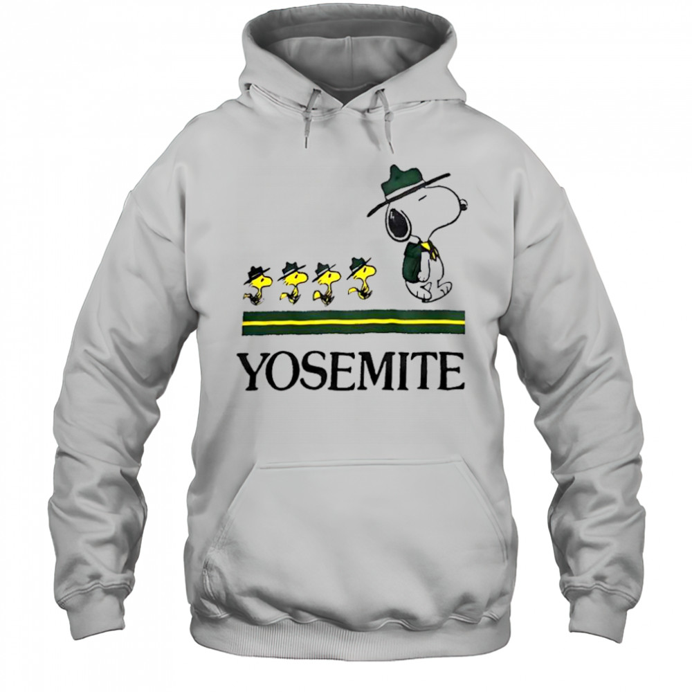 Happy Snoopy Yosemite Vintage T-Shirt Hoodie