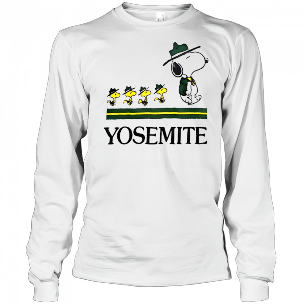Happy Snoopy Yosemite Vintage T-Shirt Long Sleeved