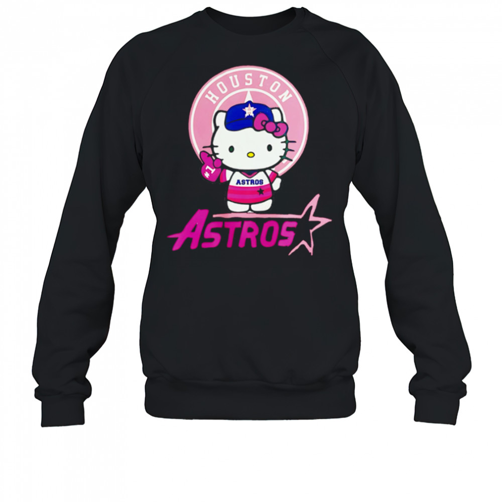 Houston Astros Hello Kitty pink girl shirt Sweatshirt