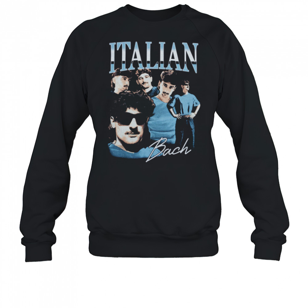 ItalianBach ItalianBach Beach Black T-Shirt Sweatshirt