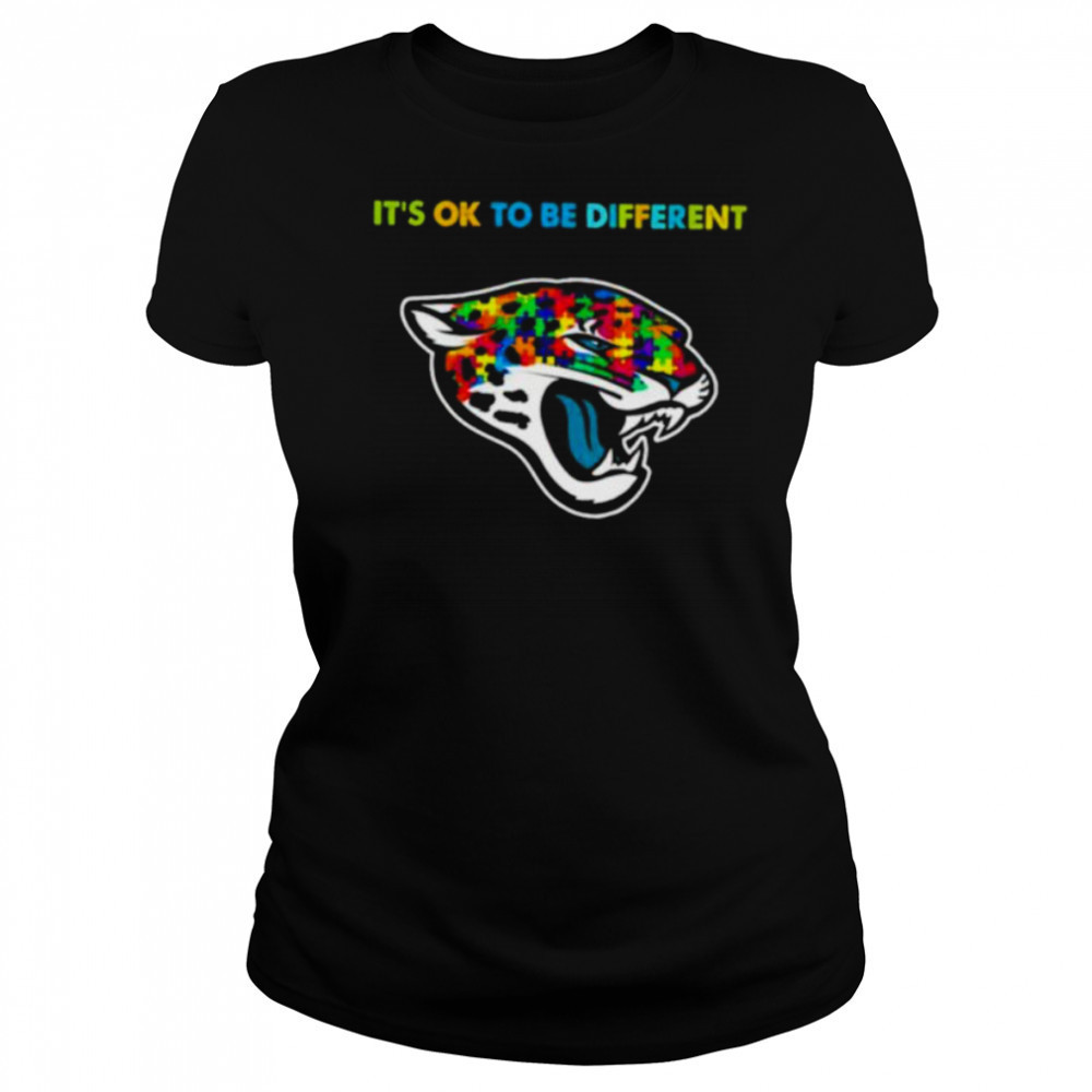 Jacksonville Jaguars Autism it’s ok to be different Shirt Women's T-shirt