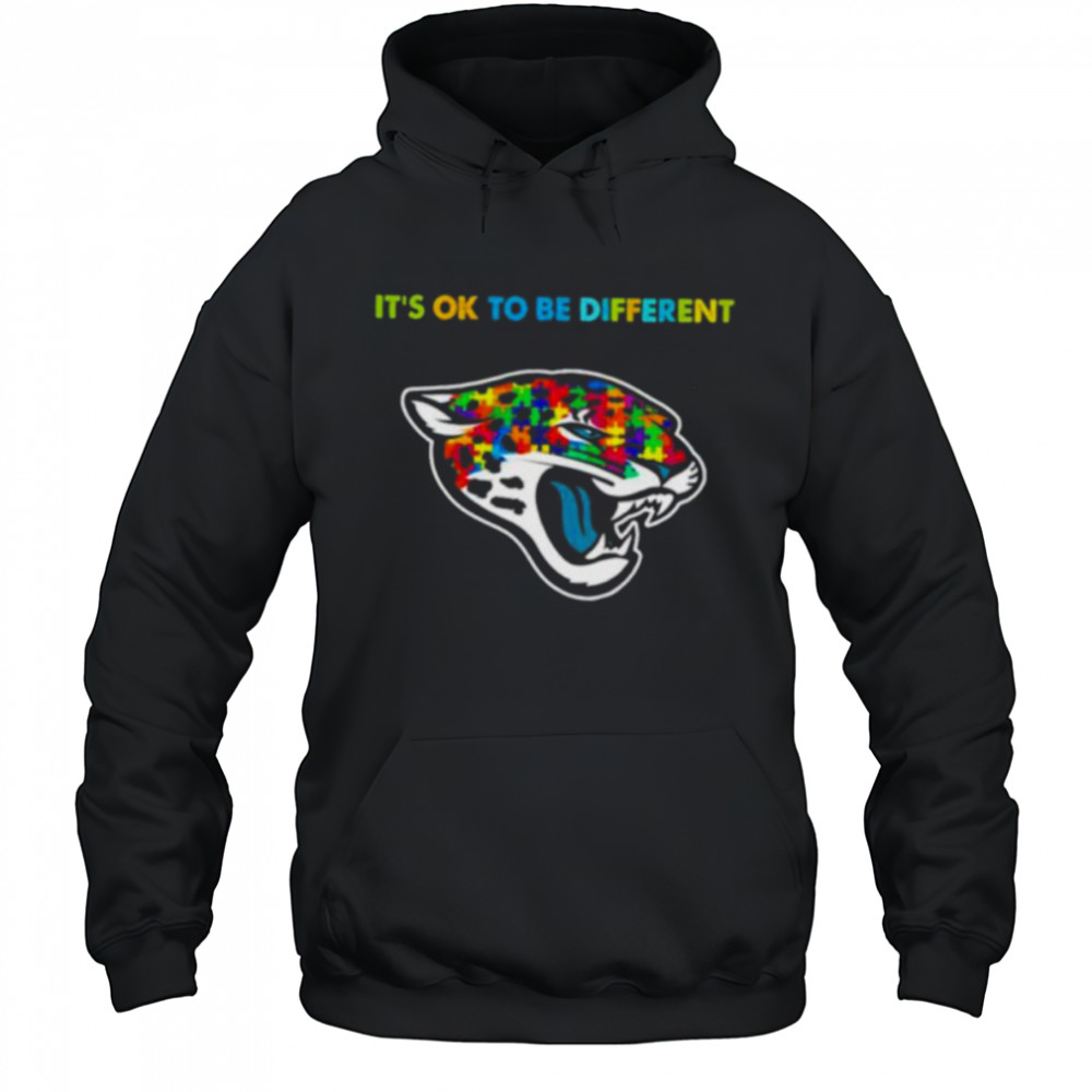 Jacksonville Jaguars Autism it’s ok to be different Shirt Hoodie