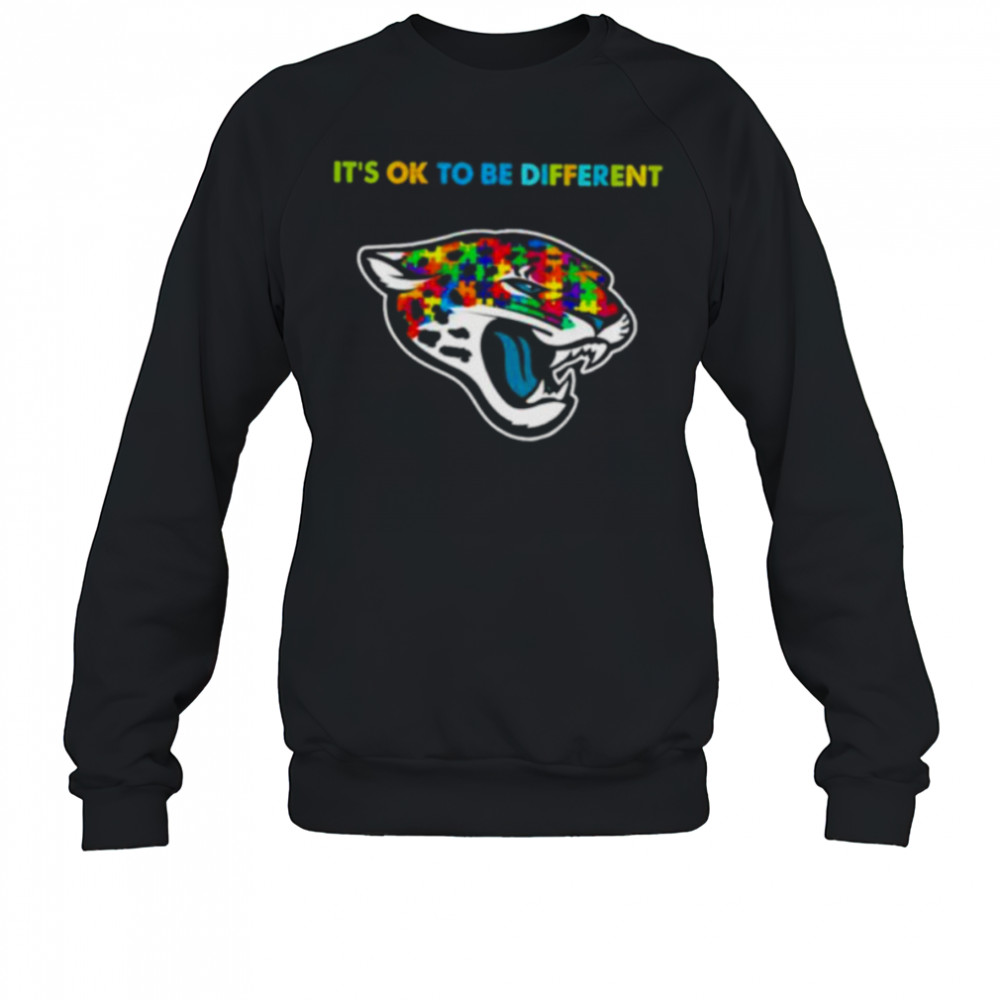 Jacksonville Jaguars Autism it’s ok to be different Shirt Sweatshirt