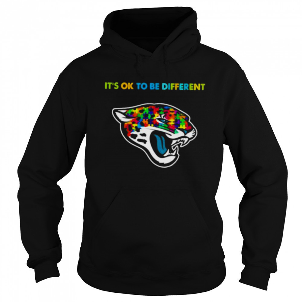 Jacksonville Jaguars Autism it’s ok to be different Shirt Sweatshirt