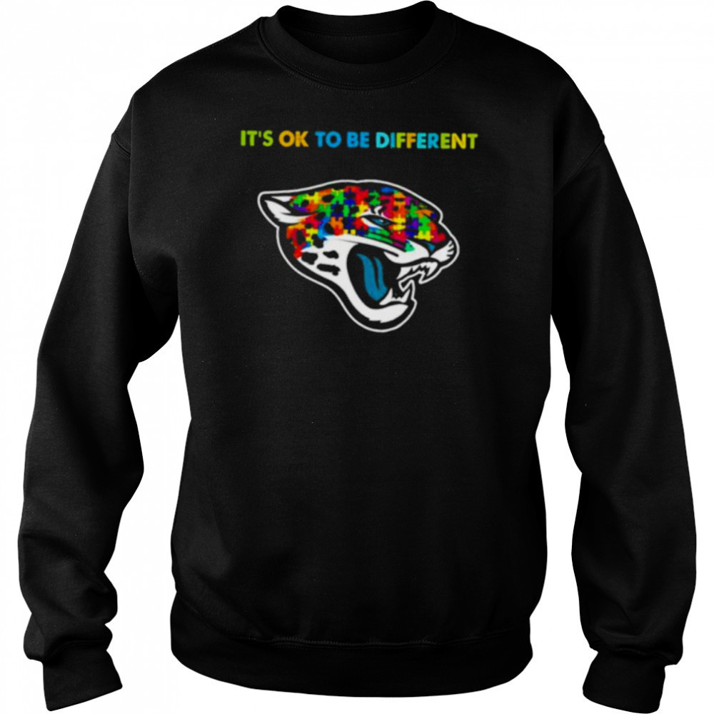 Jacksonville Jaguars Autism it’s ok to be different Shirt Hoodie