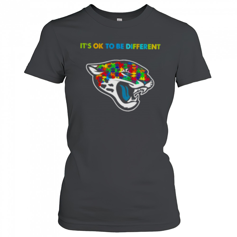 Jacksonville Jaguars Autism it’s ok to be different Shirt Women's T-shirt
