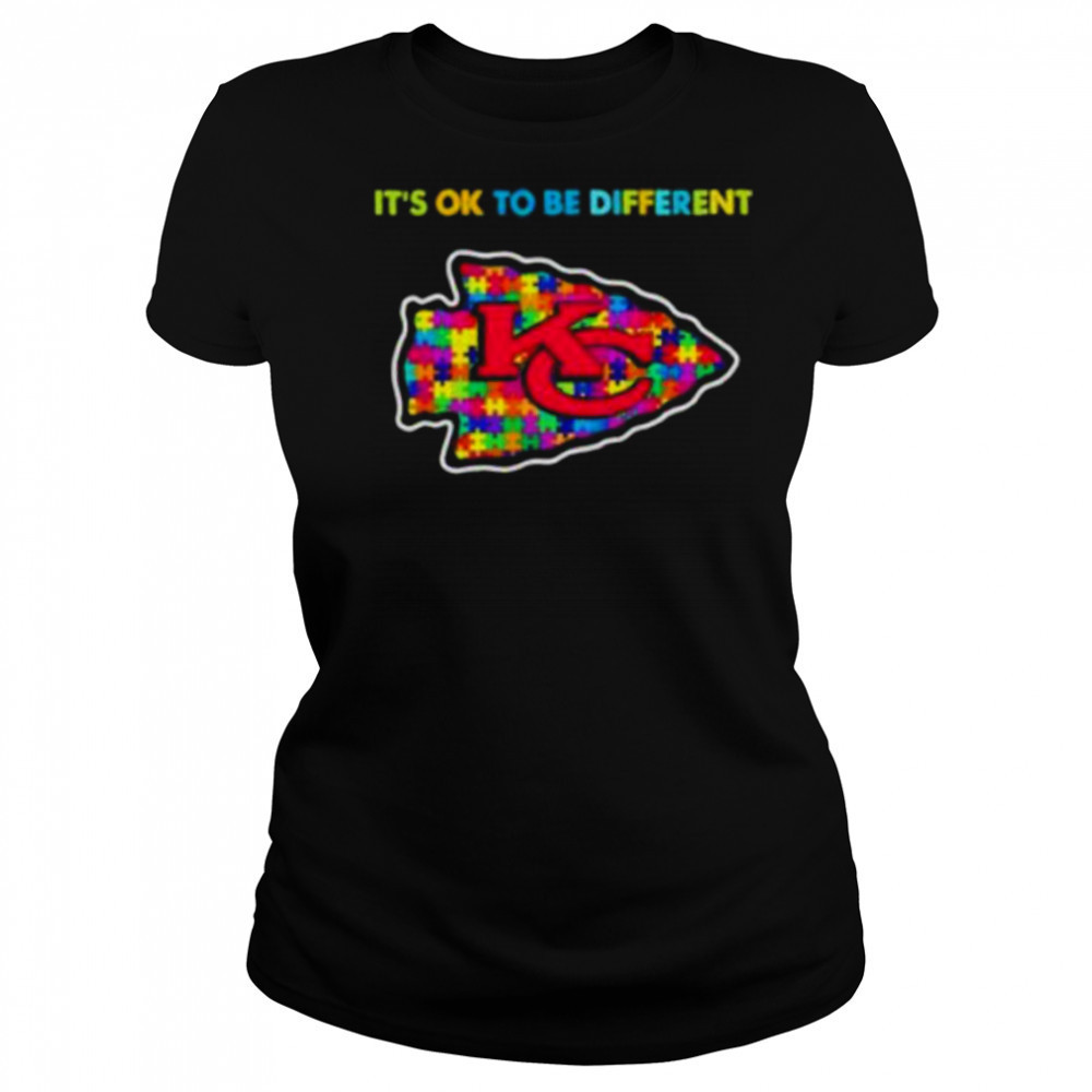 Kansas City Chiefs x Autism awareness it’s ok to be different Shirt Women's T-shirt