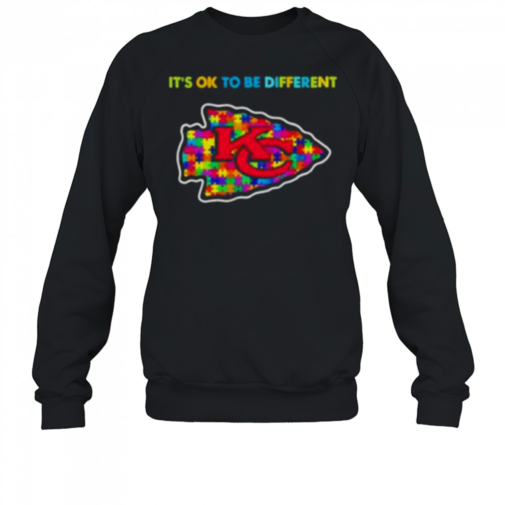 Kansas City Chiefs x Autism awareness it’s ok to be different Shirt Sweatshirt