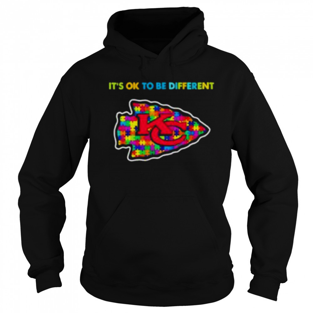 Kansas City Chiefs x Autism awareness it’s ok to be different Shirt Sweatshirt