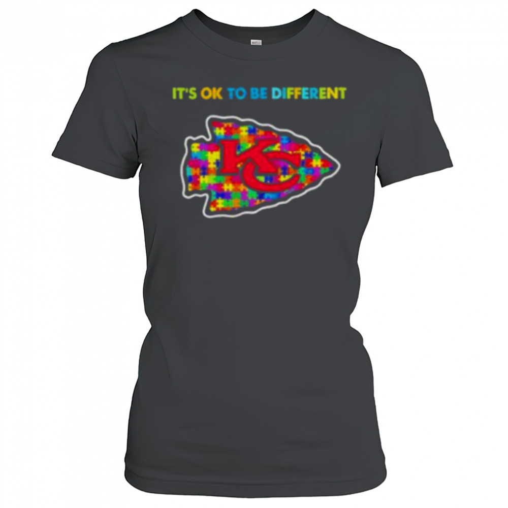 Kansas City Chiefs x Autism awareness it’s ok to be different Shirt Women's T-shirt