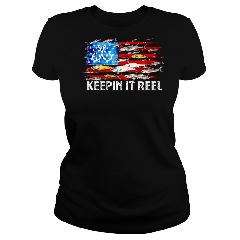 Keepin it Reel American Fish shirt Women's T-shirt