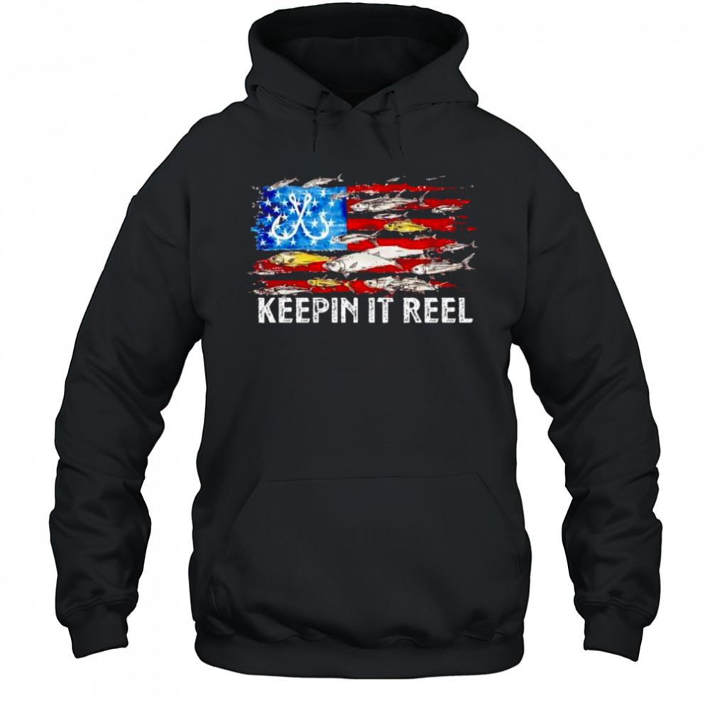 Keepin it Reel American Fish shirt Hoodie
