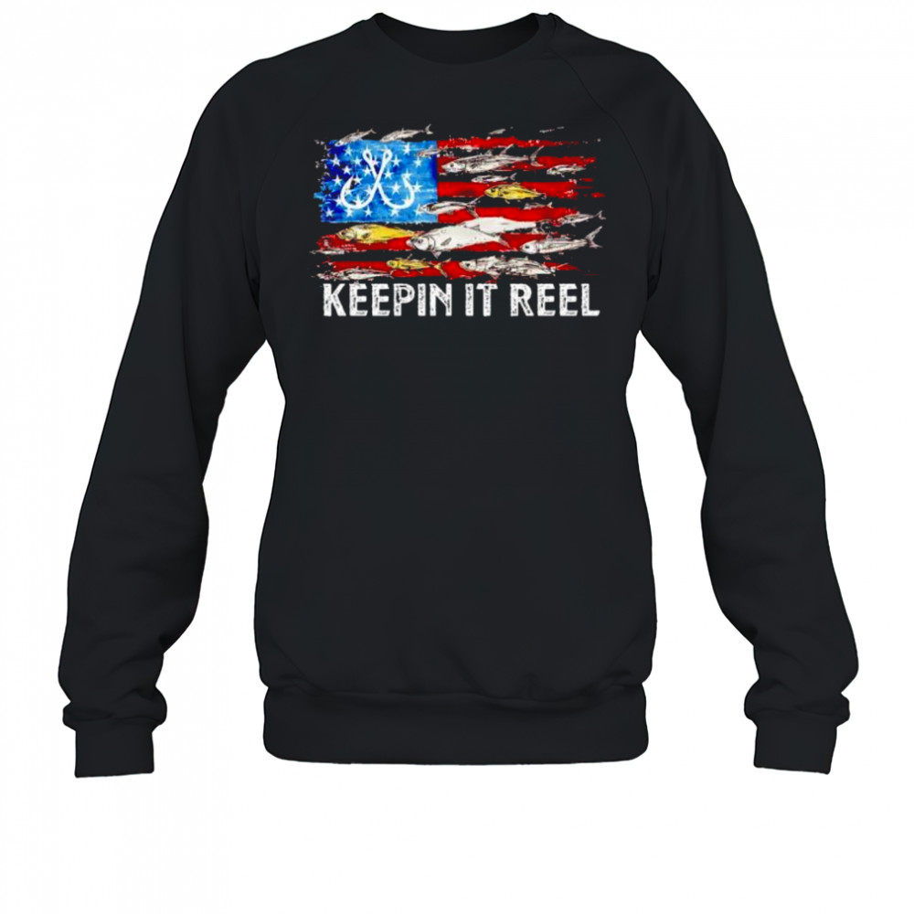 Keepin it Reel American Fish shirt Sweatshirt