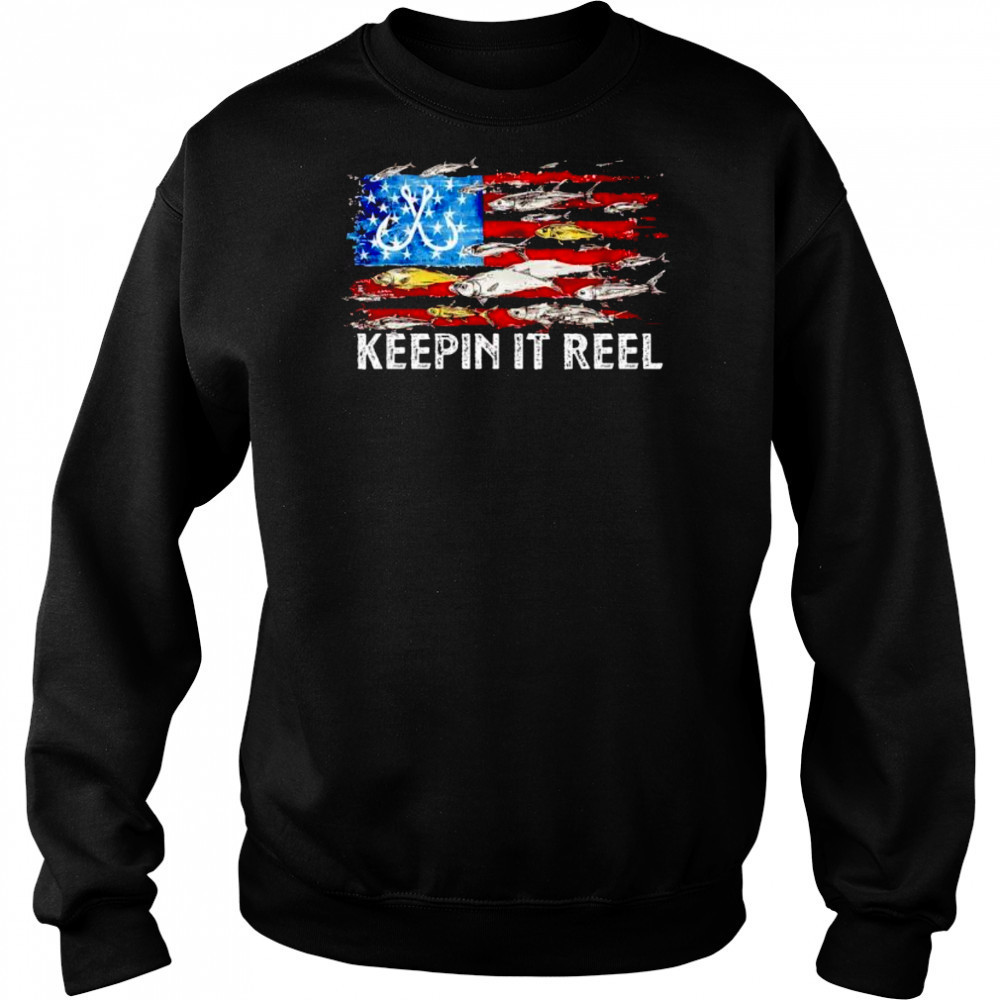 Keepin it Reel American Fish shirt Hoodie