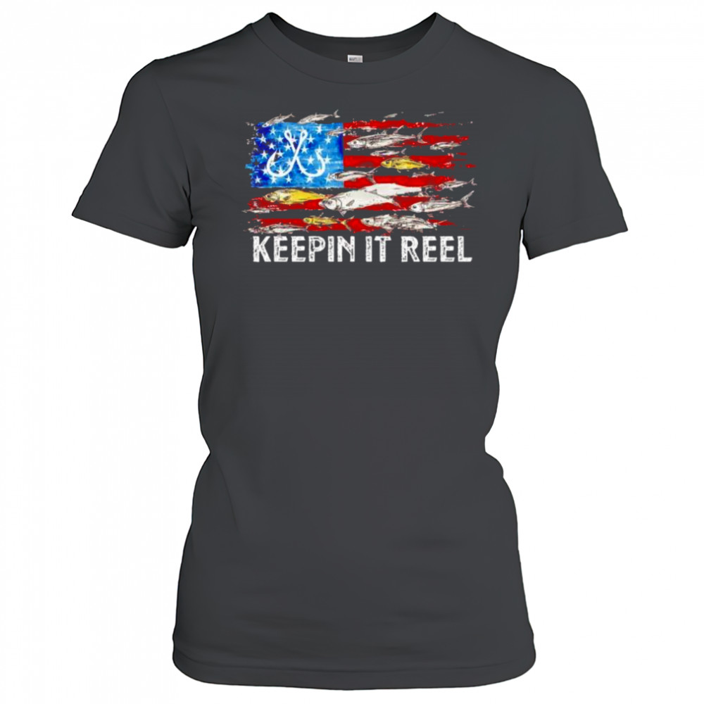Keepin it Reel American Fish shirt Women's T-shirt