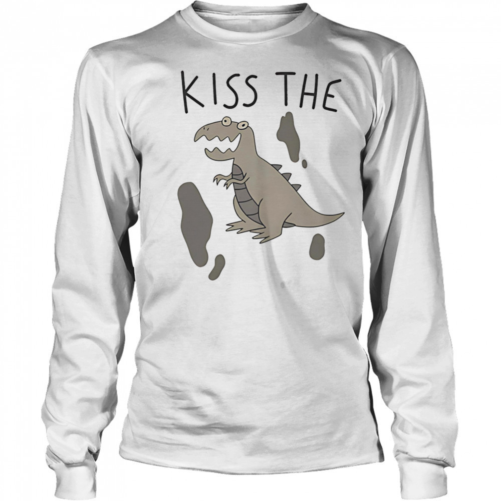 Kiss The Dinosaur shirt Long Sleeved