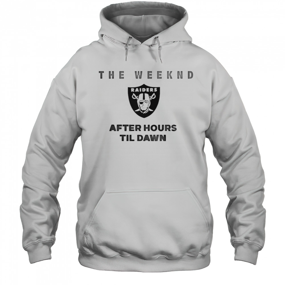 Las Vegas Raiders The Weeknd After Hours Til Dawn 2025 T-Shirt Hoodie