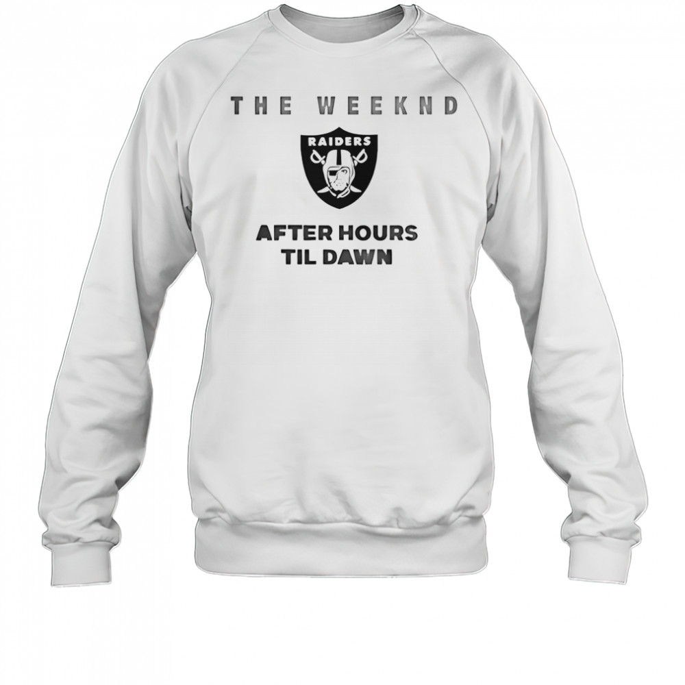 Las Vegas Raiders The Weeknd After Hours Til Dawn 2025 T-Shirt Sweatshirt