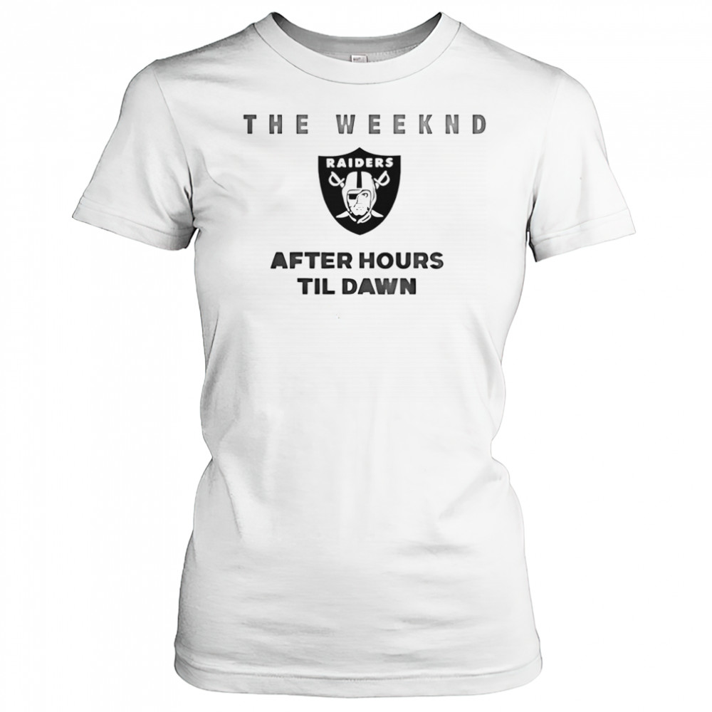 Las Vegas Raiders The Weeknd After Hours Til Dawn 2025 T-Shirt Women's T-shirt