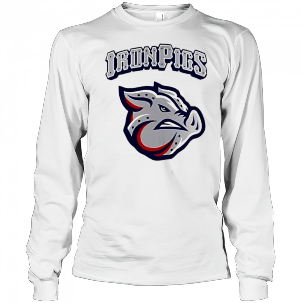 Lehigh Valley IronPigs Baseball mascot shirt Long Sleeved