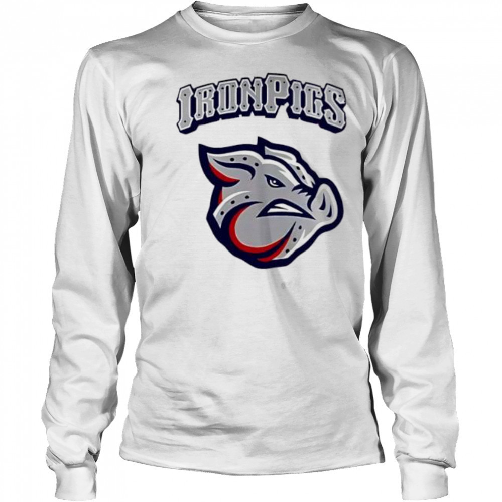 Lehigh Valley IronPigs Baseball mascot shirt Long Sleeved